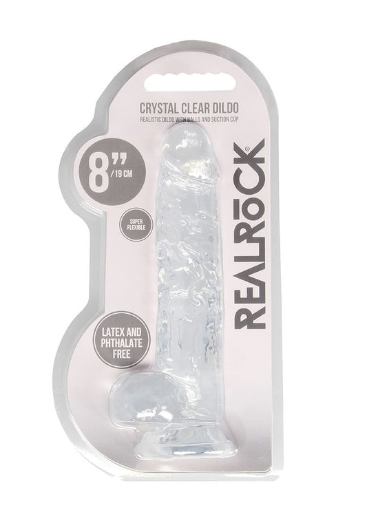 Realistic Dildo with Balls - 8"/ 20 cm