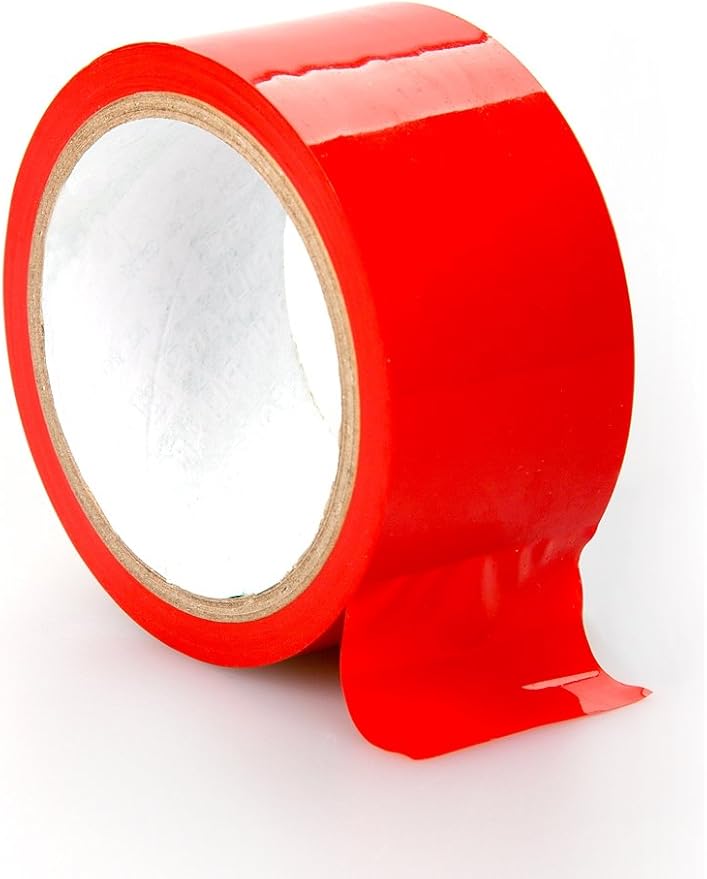 Ouch Bondage Tape - Black & Red