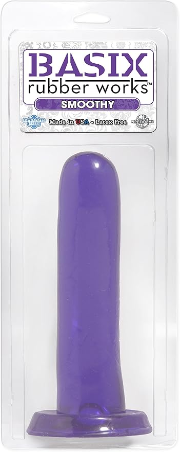 BASIX 5 Inch Smoothy Dong - Purple