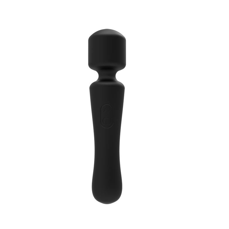 Basics IPX7 Waterproof Wand Vibrating Massager (Black) BuzzPinky