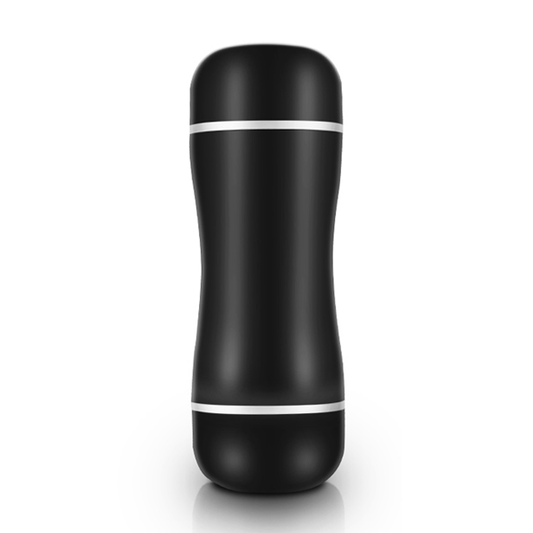 BuzzPinky Masturbation Cup 2 Ended Design Black BuzzPinky