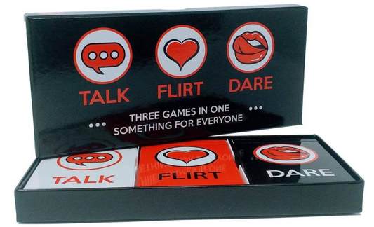 BuzzPinky Talk-Flirt-Dare Game Card