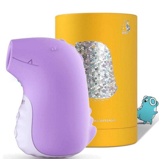 Dino Vibe Tyrannosaurus Clitoris Sucking Vibrator Purple Leten