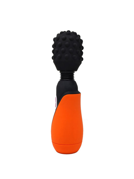 Jack Rabbits Vibrating Wand Black and Orange jack rabbit