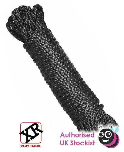 Karada Black Bondage Rope - 25 Feet