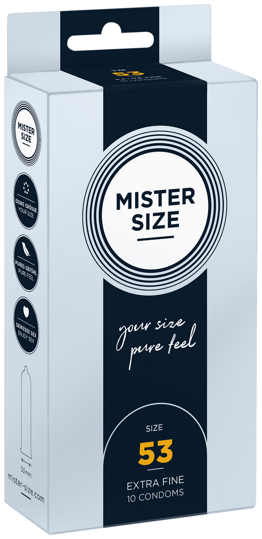 MISTER SIZE 53 10 Pack Condoms Mistersize