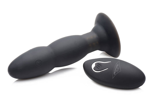 Rim Master Rechargeable Vibrating Rimming Plug with Remote Control Master Series