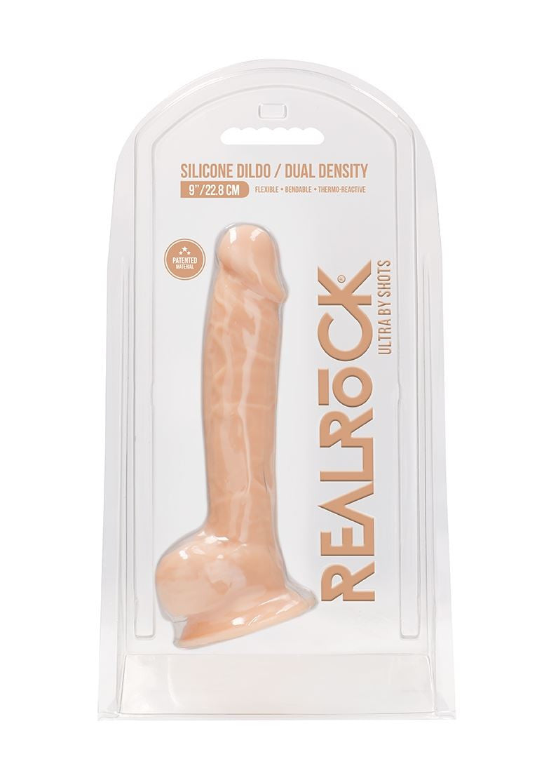 Silicone Dildo with Balls - 9''/ 22.8 cm