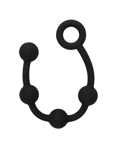 Black Mont Anal Beads (Various Sizes)