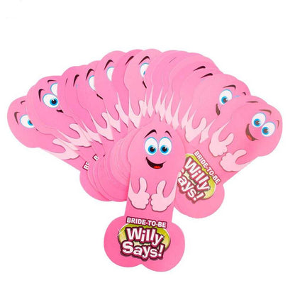 24pcs Willy Says Cards