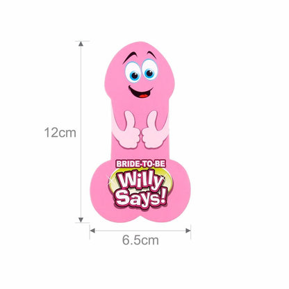 24pcs Willy Says Cards NA