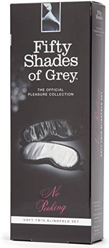 Fifty Shades of Grey No Peeking Soft Twin Blindfold Set