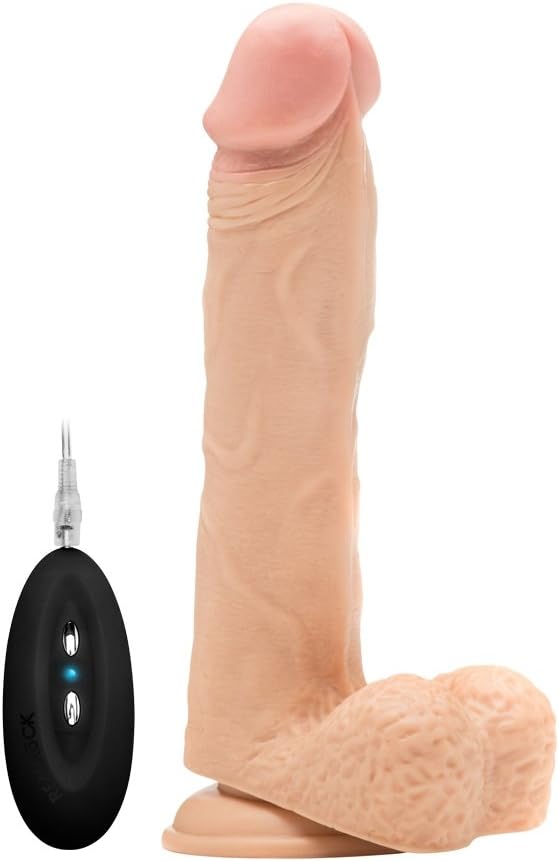 Vibrating Realistic Cock with Balls (Various Sizes)