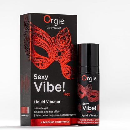 Orgie Sexy Vibe Hot Liquid Vibrator Gel 15ml