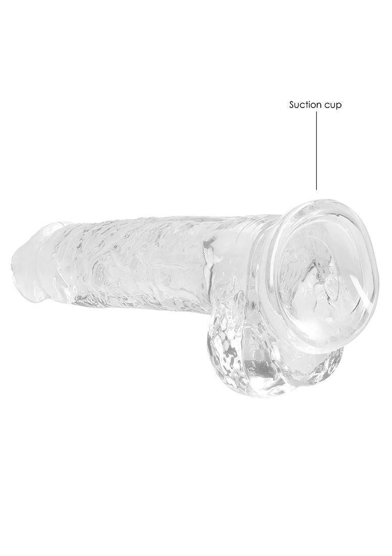 Realistic Dildo with Balls - 8"/ 20 cm