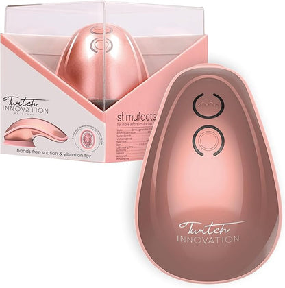 Twitch Hands Free Suction & Vibration Toy (Various Colors)