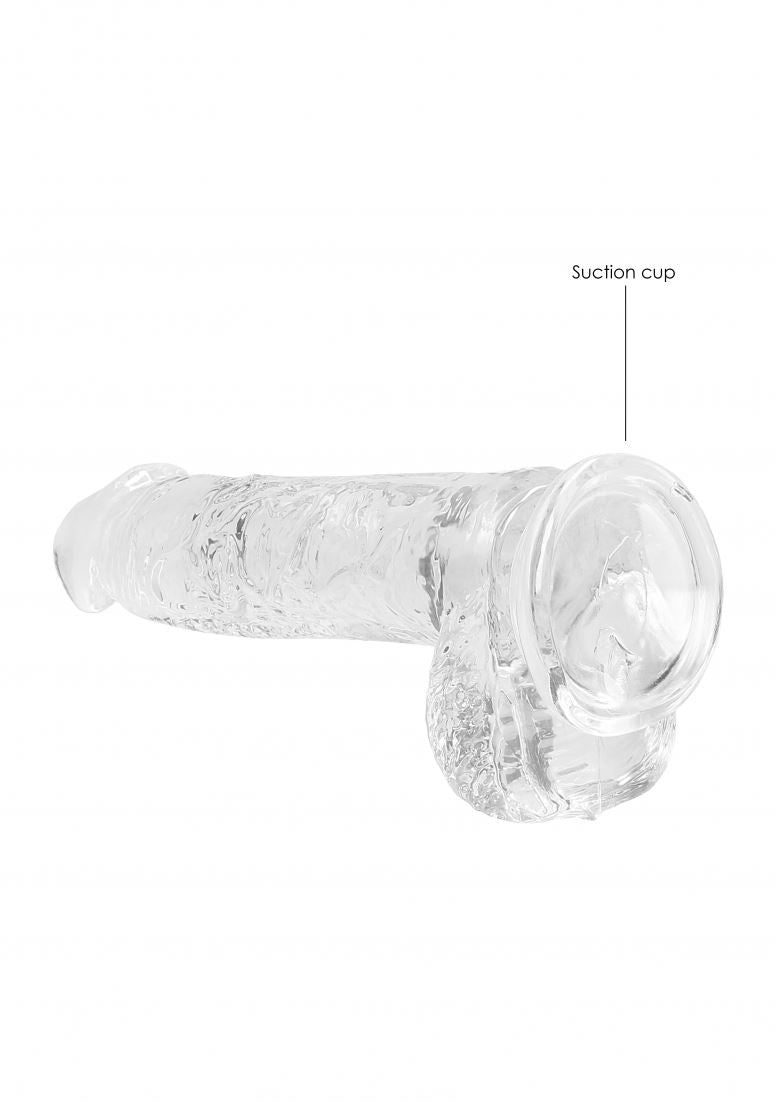 Realistic Dildo with Balls - 6"/ 15 cm