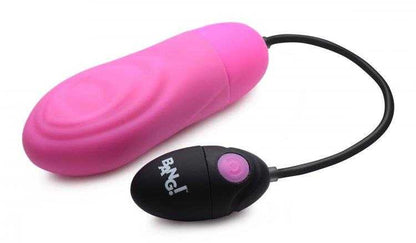 7X Pulsing Rechargeable Silicone Bullet - Pink