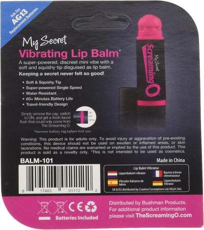 Screaming O My Secret Vibrating Lip Balm 28 g