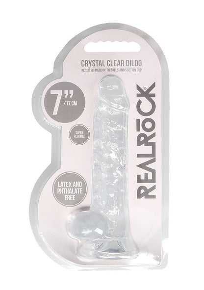 Realistic Dildo with Balls - 7''/ 18 cm