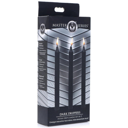 Master Series Dark Drippers Fetish Drip Candles Set of 3