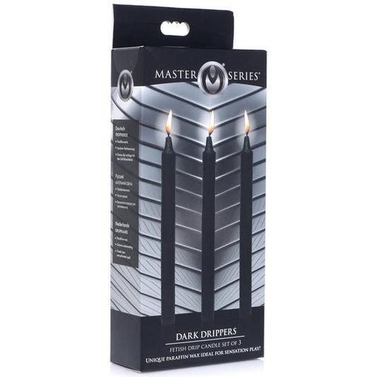 Master Series Dark Drippers Fetish Drip Candles Set of 3