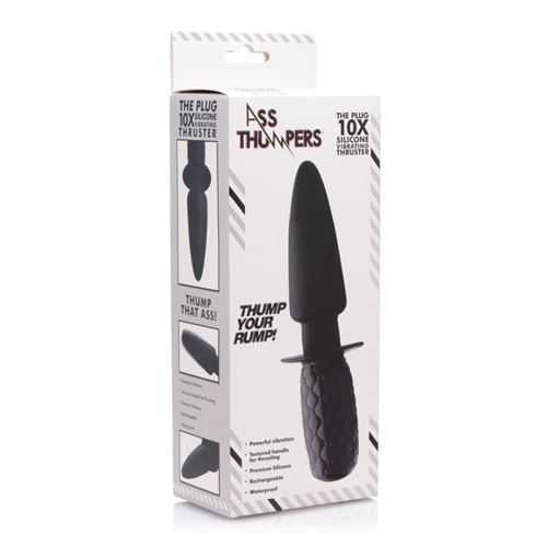 ASS THUMPERS Plug 10x Silicone Vibrating Thruster