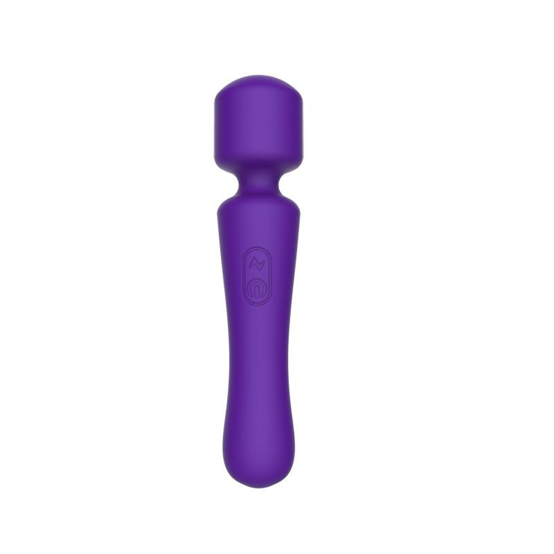 Basics IPX7 Waterproof Wand Vibrating Massager (Purple) BuzzPinky