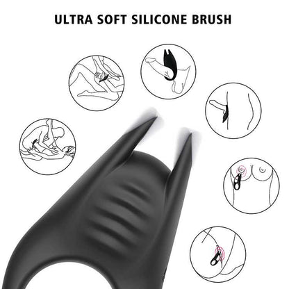 Batmen Vibrating Cock Ring 10 Speed Winyi