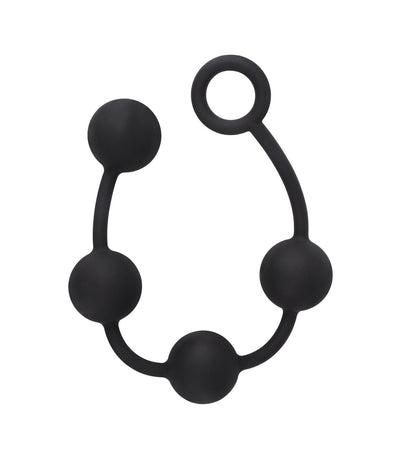 Black Mont Anal Beads (Various Sizes)