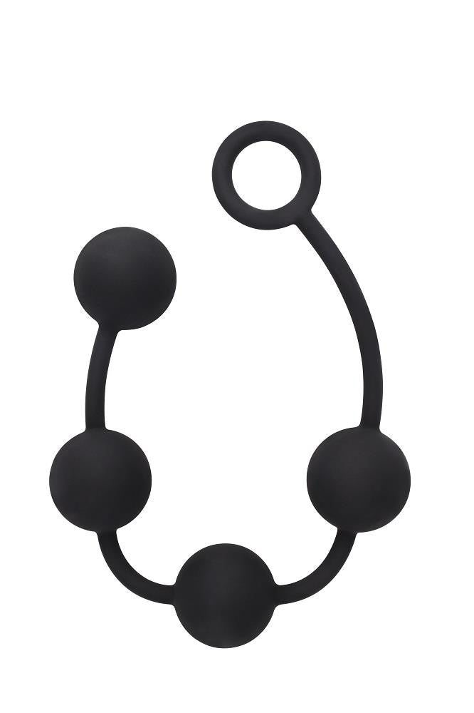 Black Mont Anal Beads (Various Sizes)