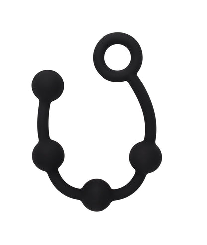 Black Mont Anal Beads (Various Sizes)