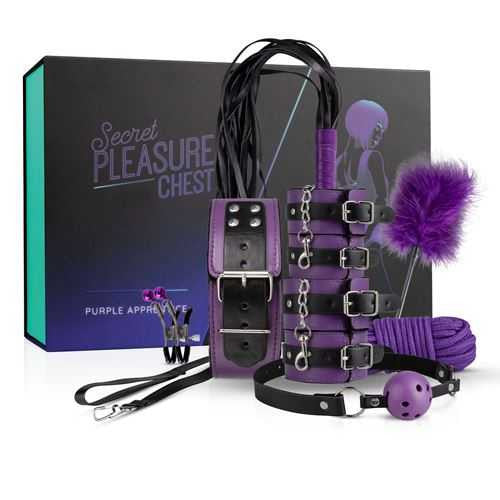 Bondage Kit Secret Pleasure Chest - Purple Apprentice EDC