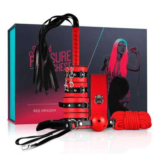 Bondage Kit Secret Pleasure Chest - Red Dragon EDC