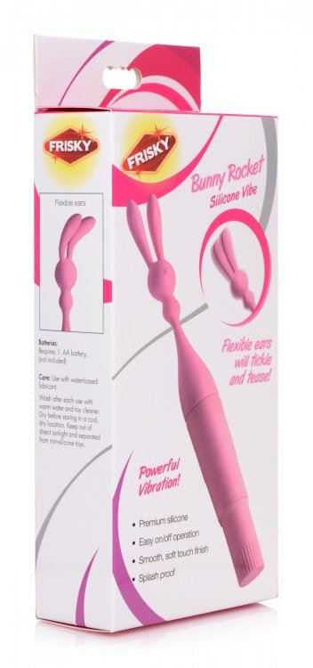 Bunny Rocket Silicone Vibe Frisky