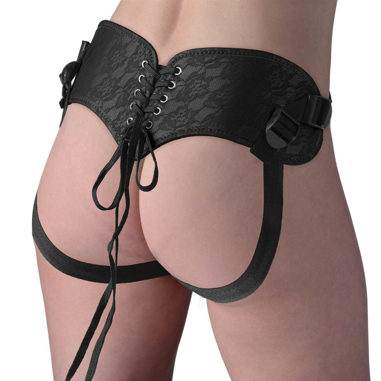 Burlesque Universal Corset Harness - Black xr brands