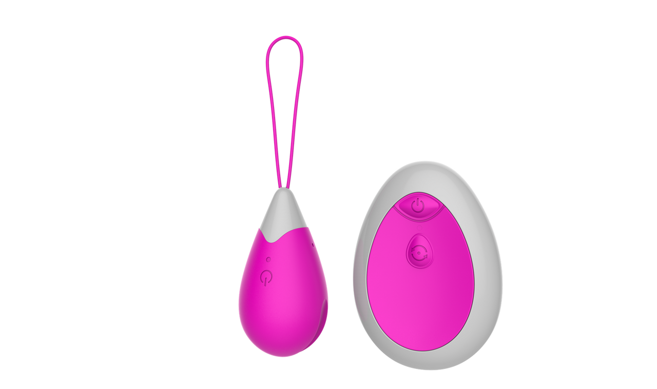 BuzzPinky 10 Speed Vibrating Egg with Remote Control BuzzPinky