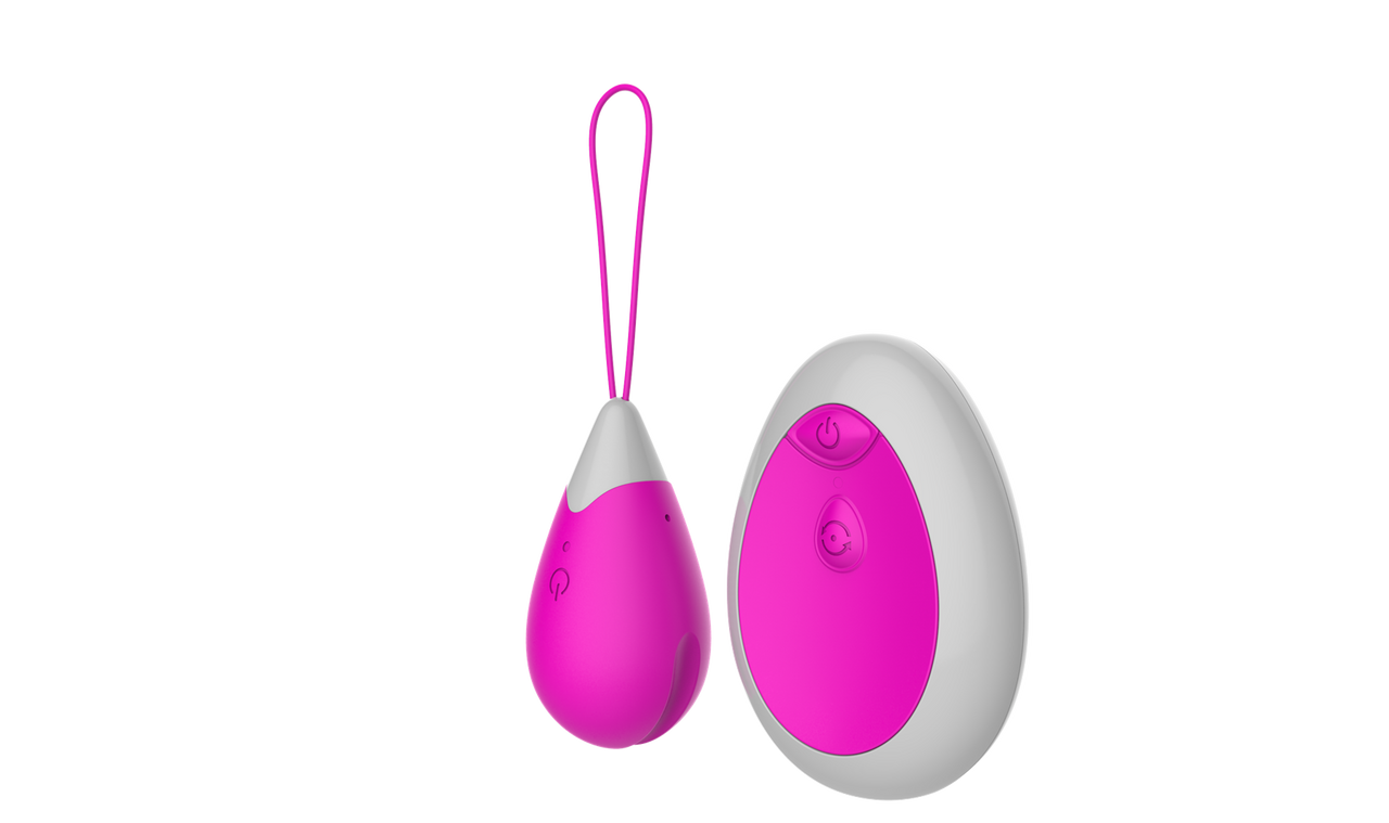BuzzPinky 10 Speed Vibrating Egg with Remote Control BuzzPinky
