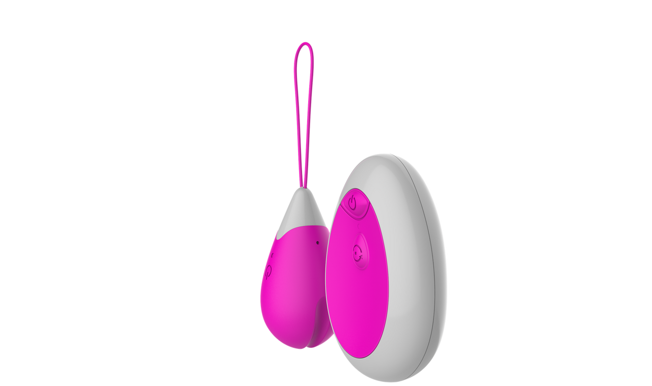 BuzzPinky 10 Speed Vibrating Egg with Remote Control BuzzPinky