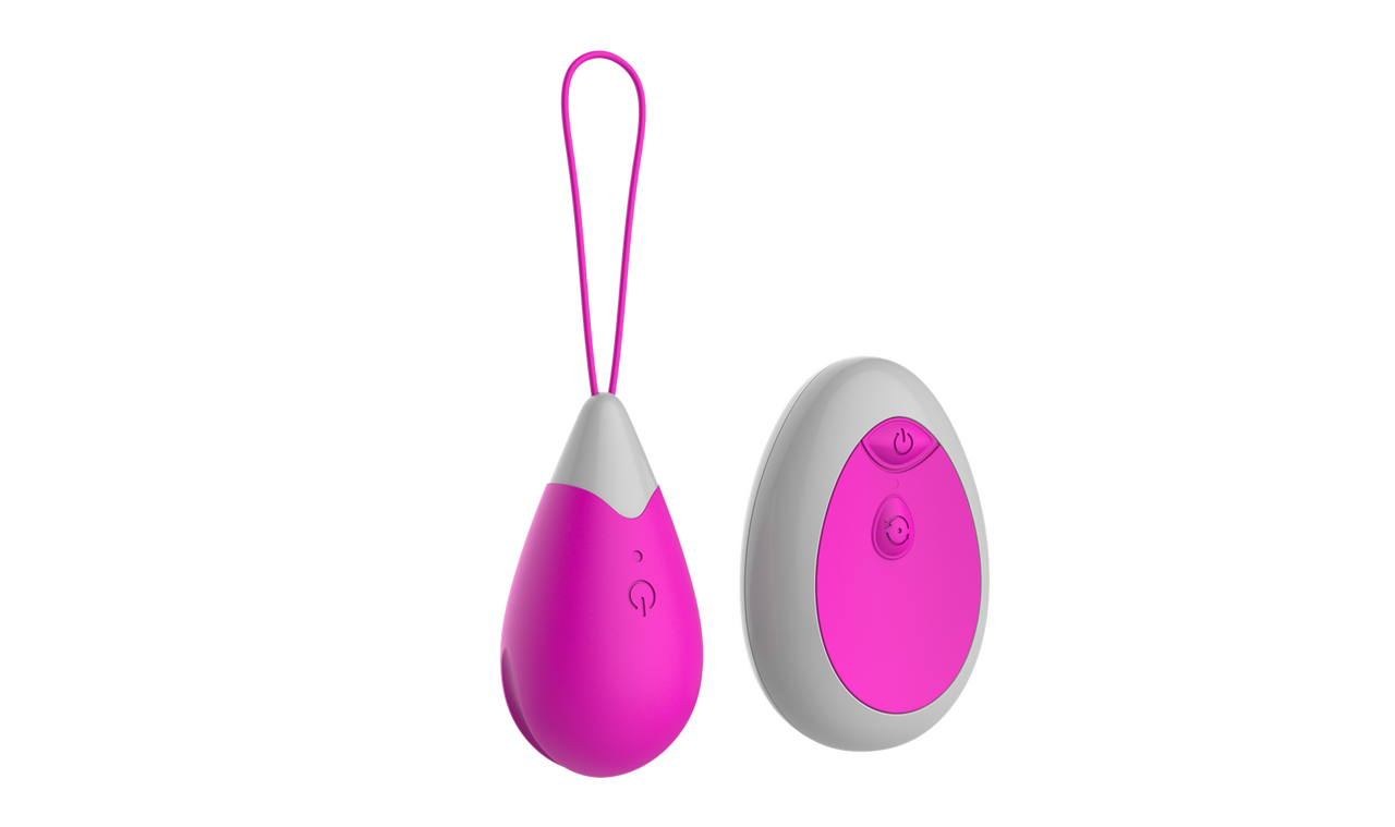 BuzzPinky 10 Speed Vibrating Egg with Remote Control BuzzPinky