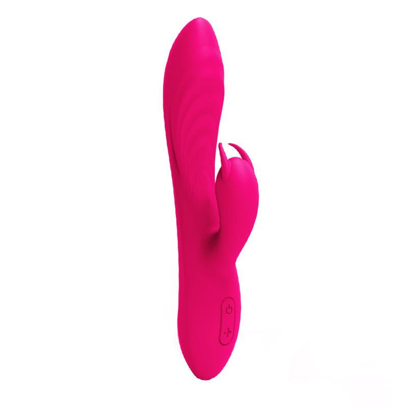 BuzzPinky 12 Mode Rabbit Vibrator Cerise BuzzPinky