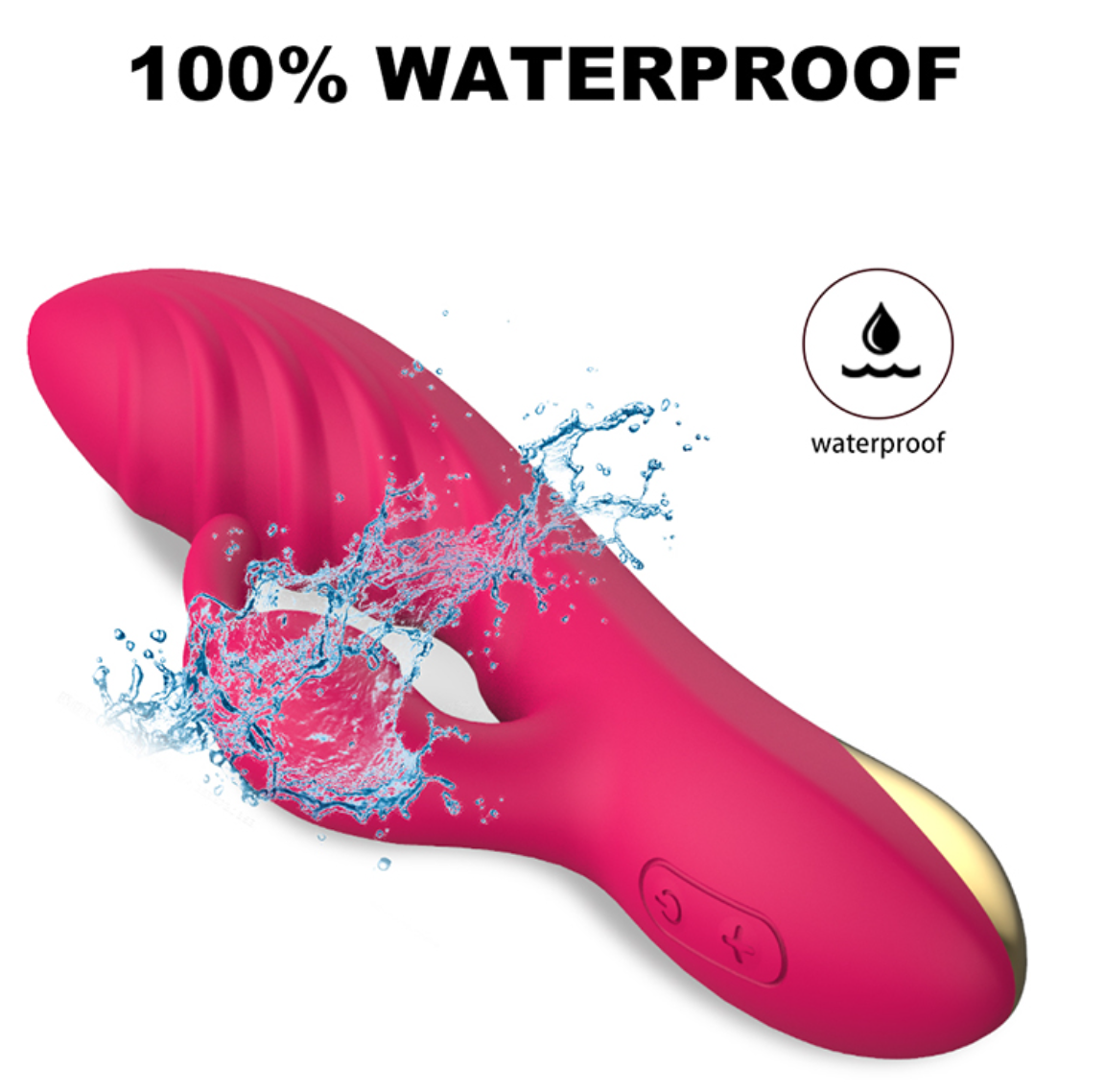BuzzPinky 12 Mode Rabbit Vibrator Cerise BuzzPinky