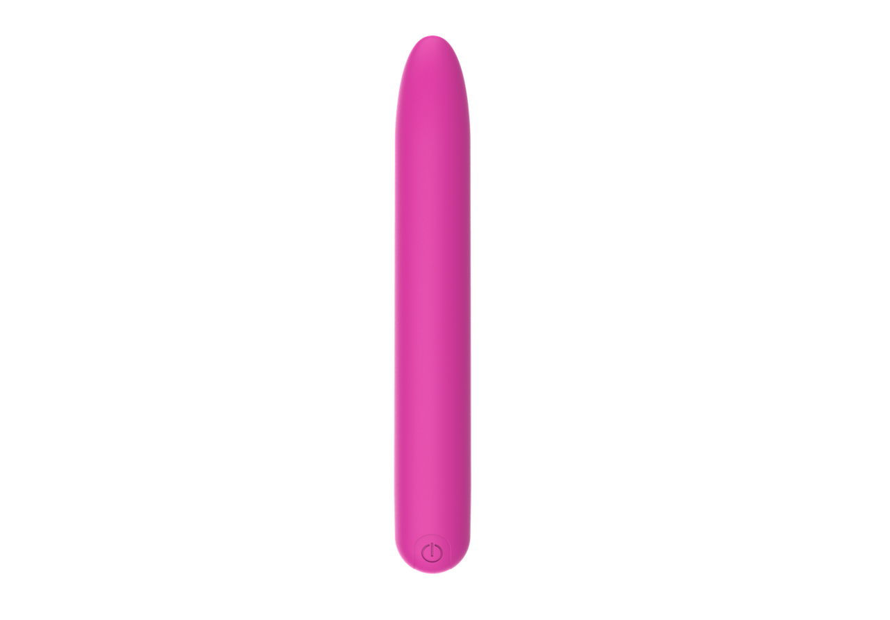 BuzzPinky 7 Inch USB Rechargeable 10 speed bullet Matte Pink BuzzPinky
