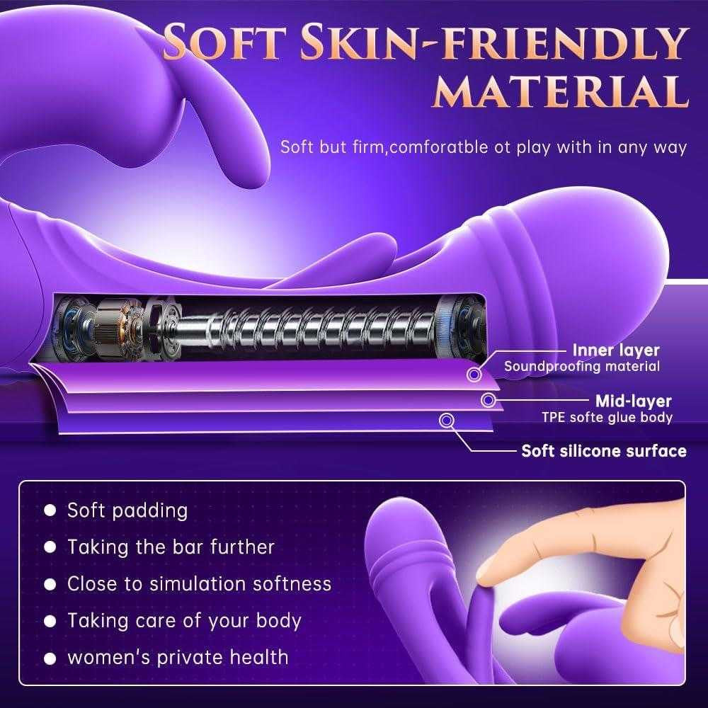 BuzzPinky Aurora Flapper: 3-in-1 Vibrator BuzzPinky