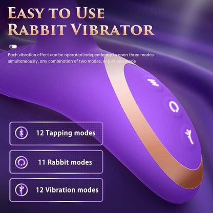 BuzzPinky Aurora Flapper: 3-in-1 Vibrator BuzzPinky