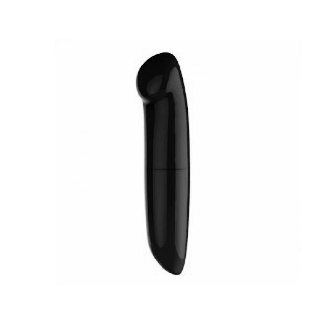 BuzzPinky Curved Bliss Single Speed Vibrator Black BuzzPinky