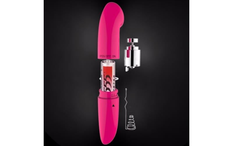 BuzzPinky Curved Bliss Single Speed Vibrator Pink BuzzPinky