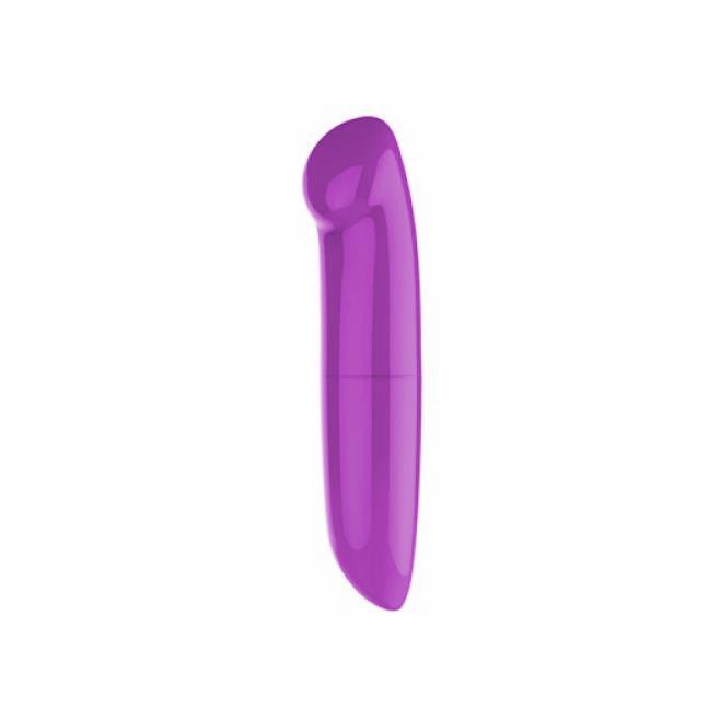 BuzzPinky Curved Bliss Single Speed Vibrator Purple BuzzPinky