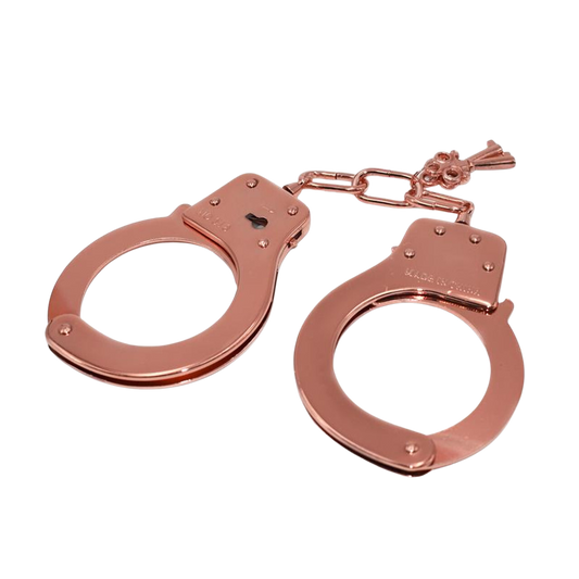 BuzzPinky Golden Lockable Cuffs BuzzPinky