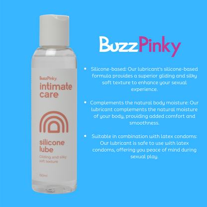 BuzzPinky Intimate Care Silicone Personal Lubricant 150ml BuzzPinky